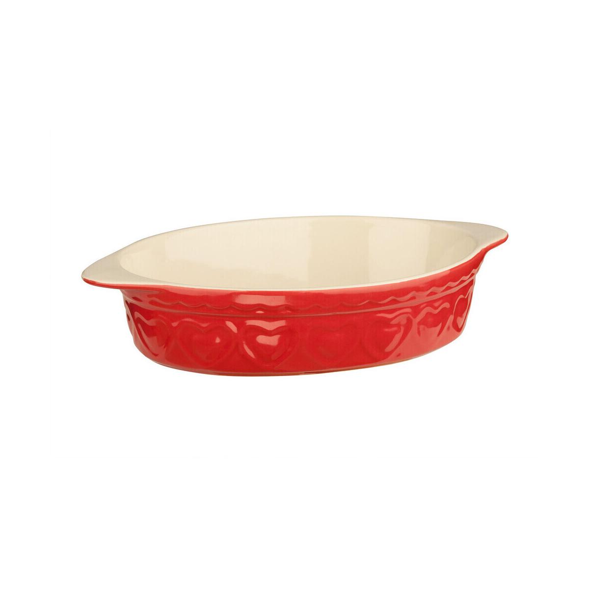 Sweet Heart 1400ml Red Baking Dish