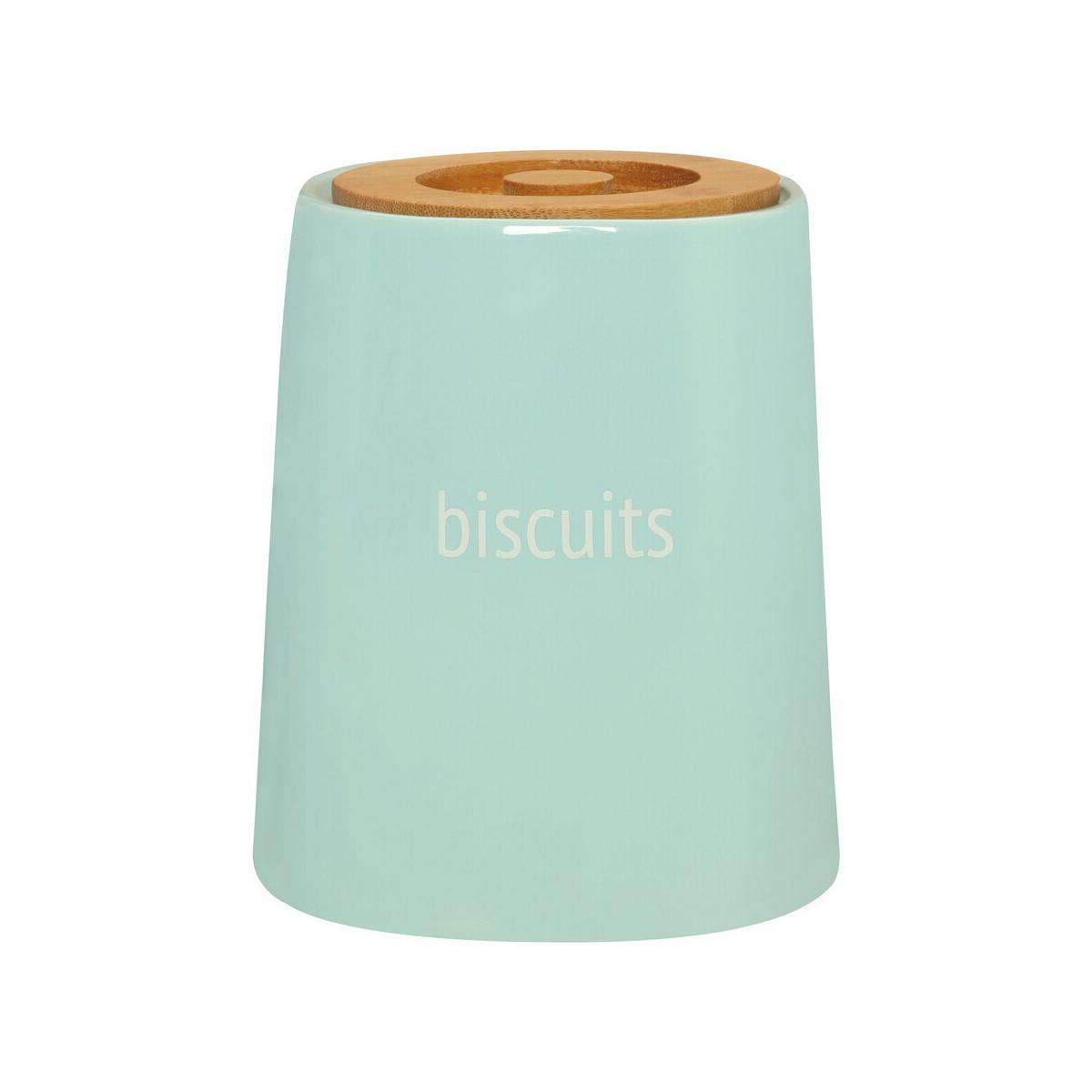 Fletcher Blue Ceramic Biscuit Canister