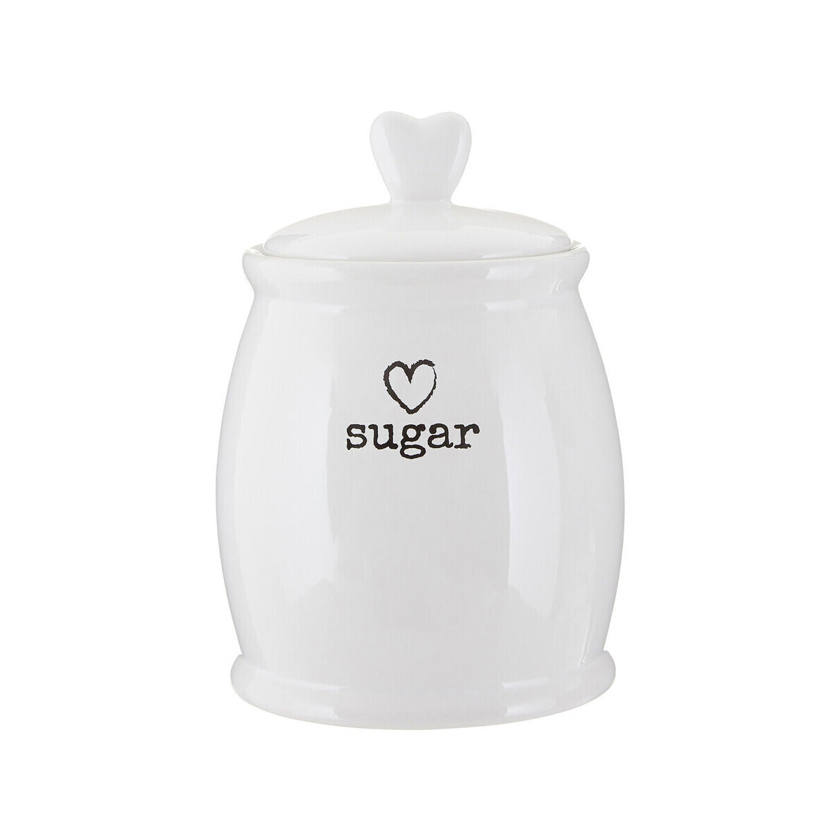 Charm White Dolomite Sugar Canister