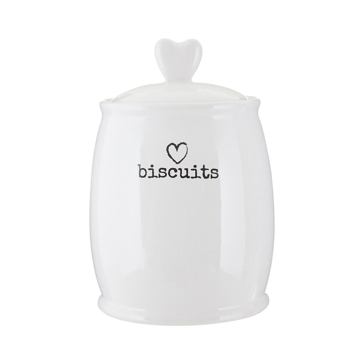 Charm White Dolomite Biscuit Canister