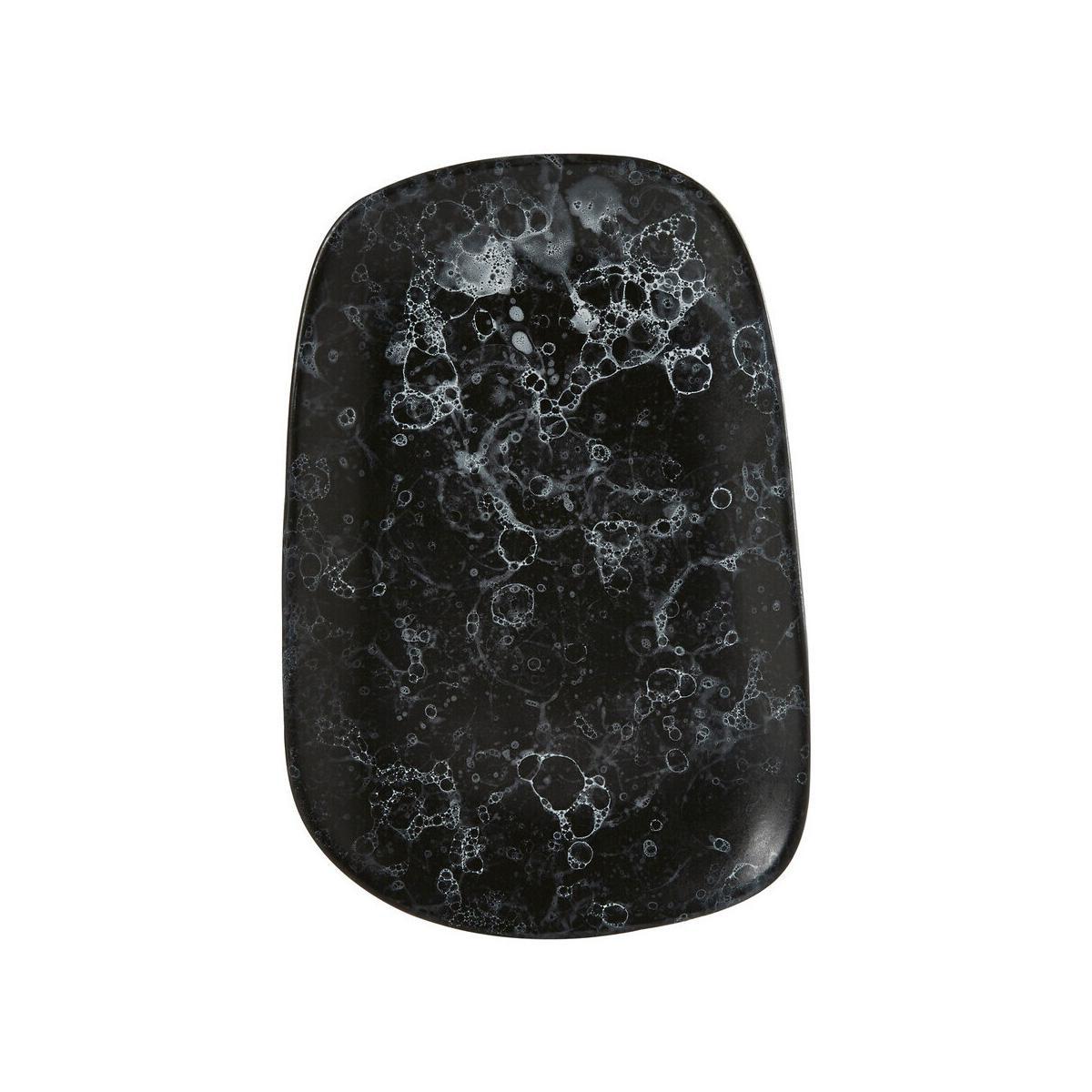 Hygge Small Black Marble Effect Serving