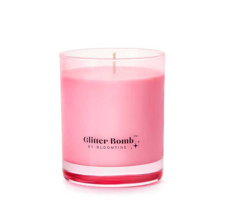 Rose Galaxy | Glitter Bomb™ Gift Candle in Rose & Oud 230G