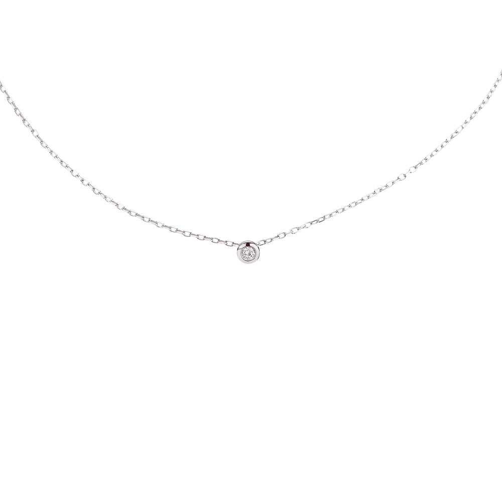 Illuminess™ Sterling Silver 'Light Inside Her' Choker