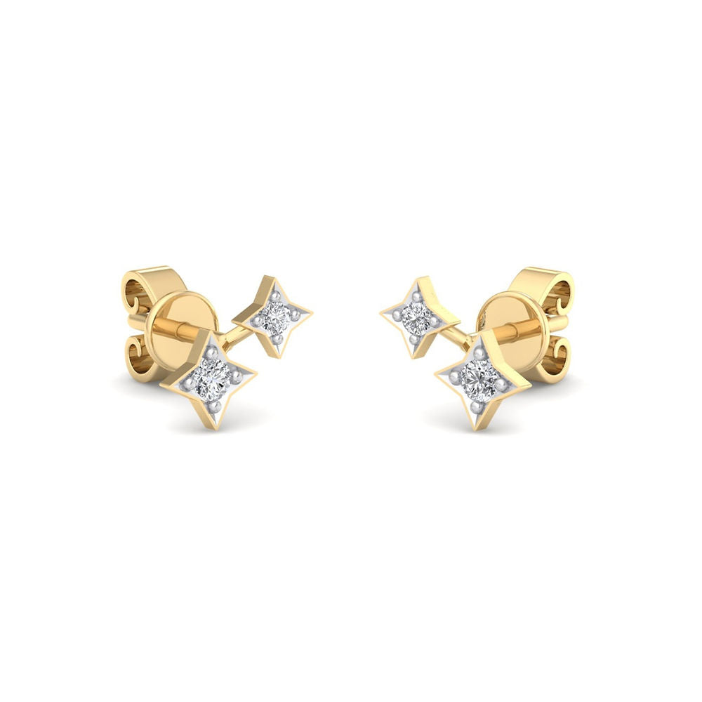 Illuminess™ Gold Vermeil Shooting Star Studs
