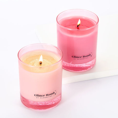 Sparkle-Nova | Glitter Bomb™ Gift Candle in Bergamot, Cedar and Rose 230g