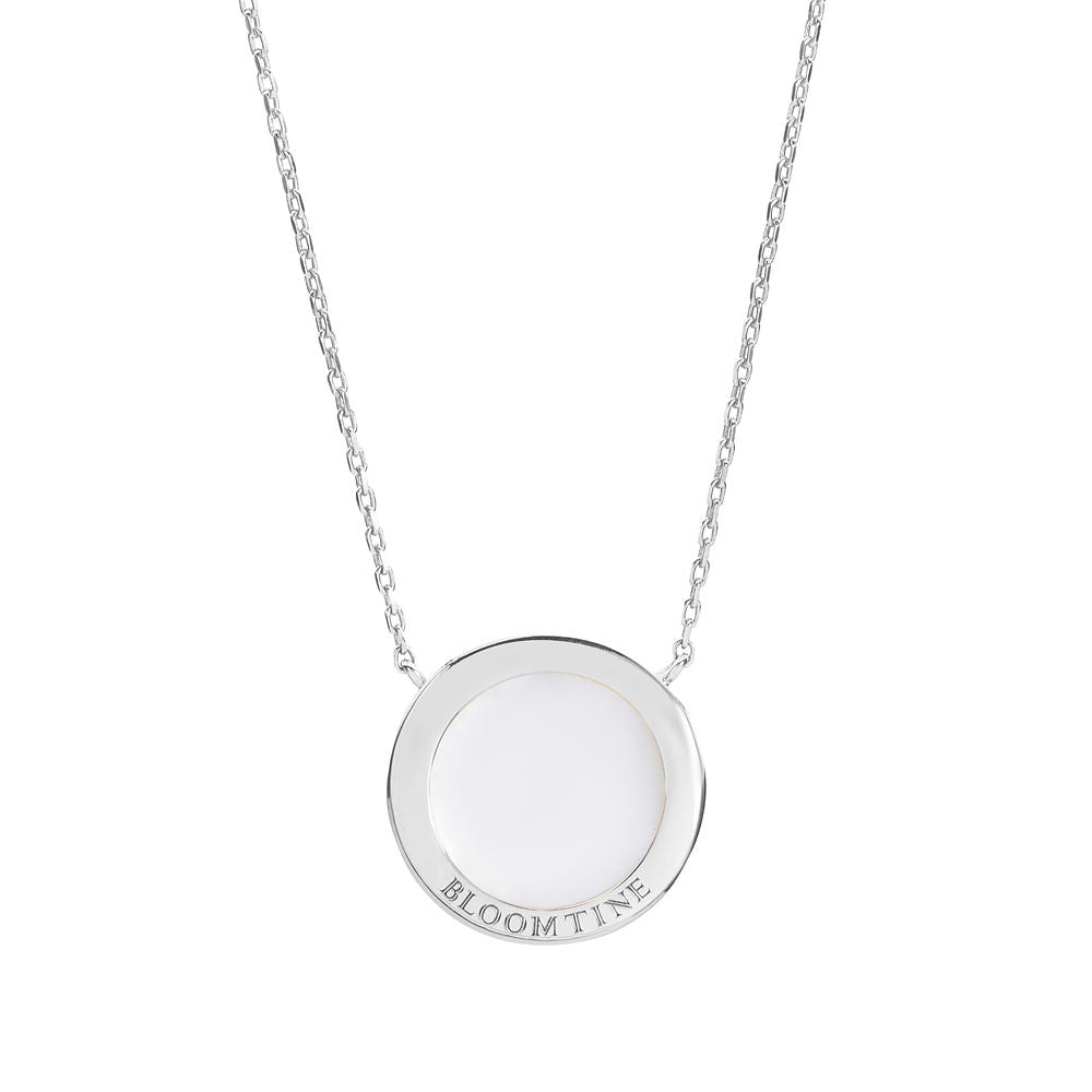 Loves Frequency™ Mother of Pearl Sterling Silver Necklace
