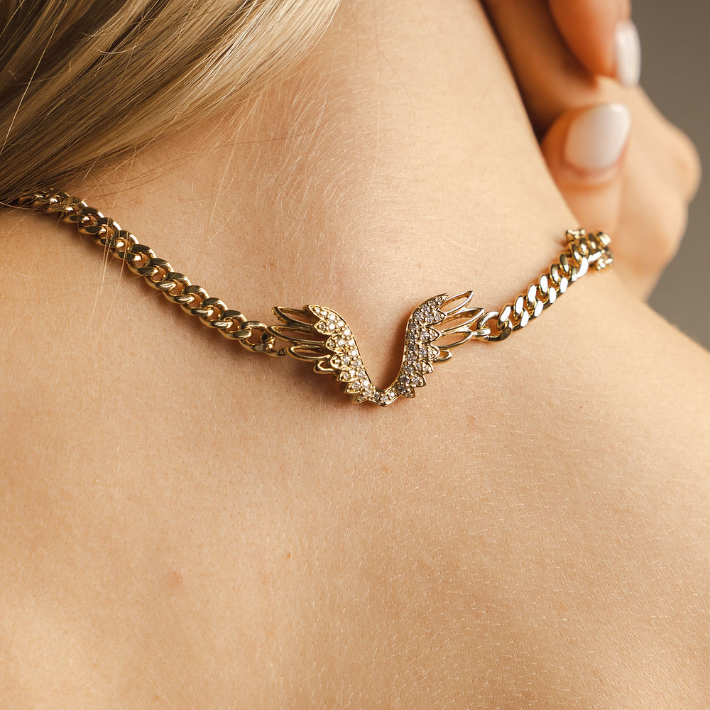 Archangel Choker™ in Premium Gold Vermeil - 15"