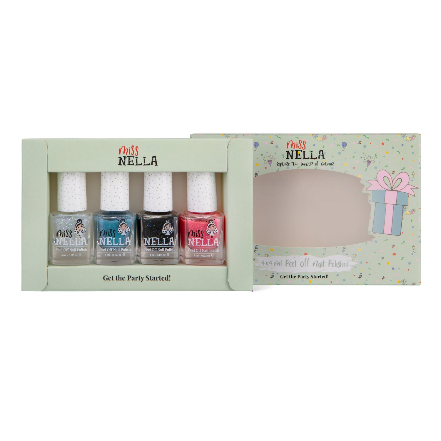 Choose Your Style: Versatile 4-Pack Kids' Nail Polish Set