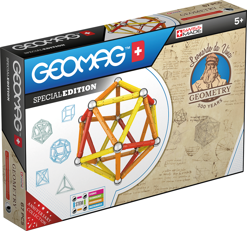 Geomag Special Edition Leonardo Da Vinci Geometry 67 Pieces