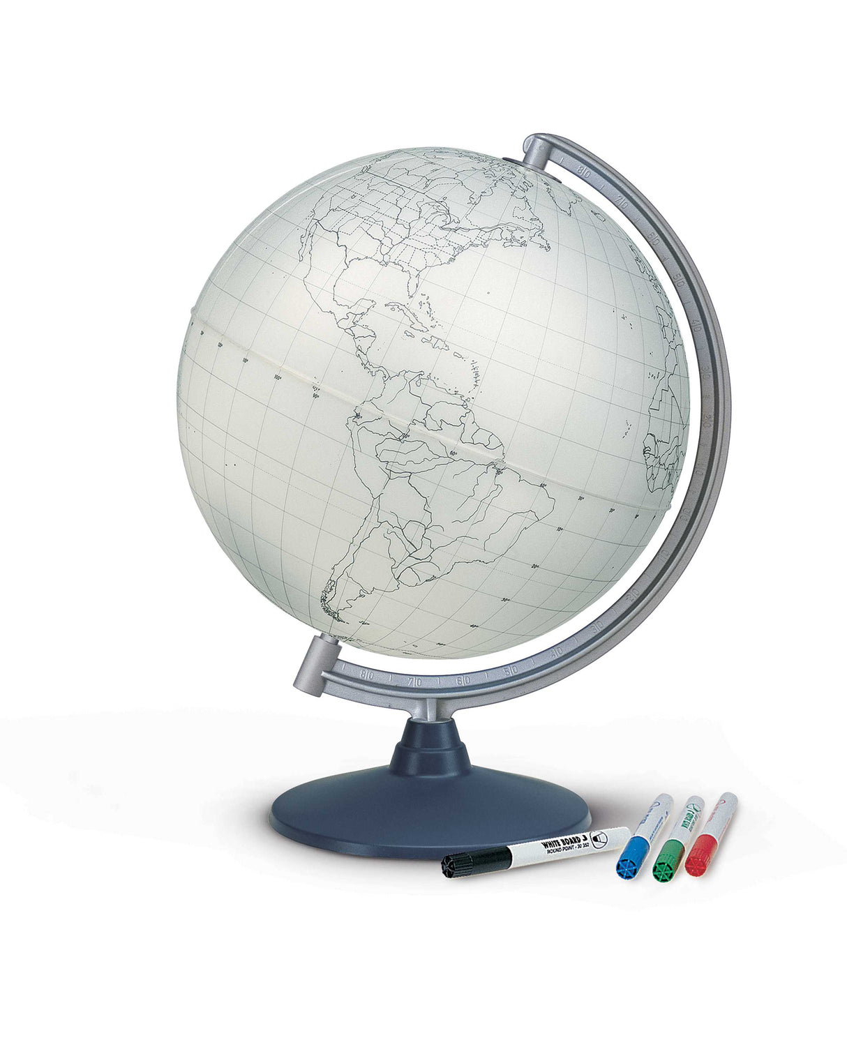 30Cm Blank Globe With 4 Fibre Pens