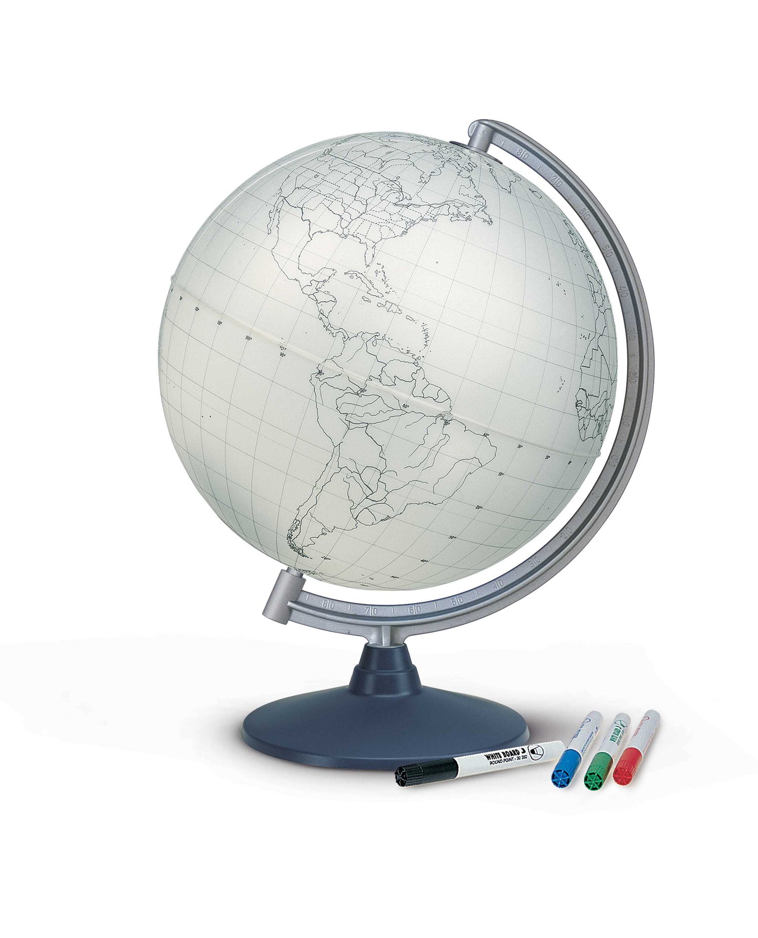 30Cm Blank Globe With 4 Fibre Pens
