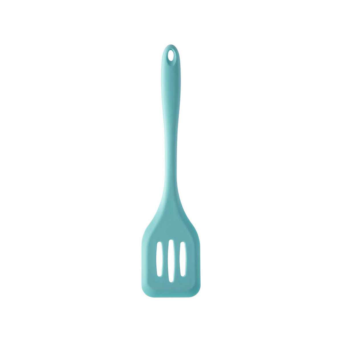 Zing Light Green Silicone Slotted Turner