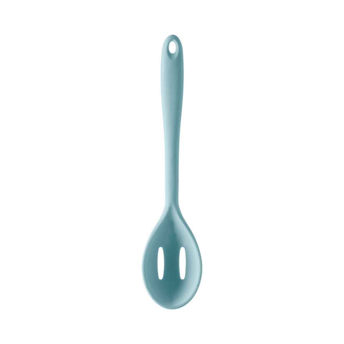 Zing Light Blue Silicone Slotted Spoon