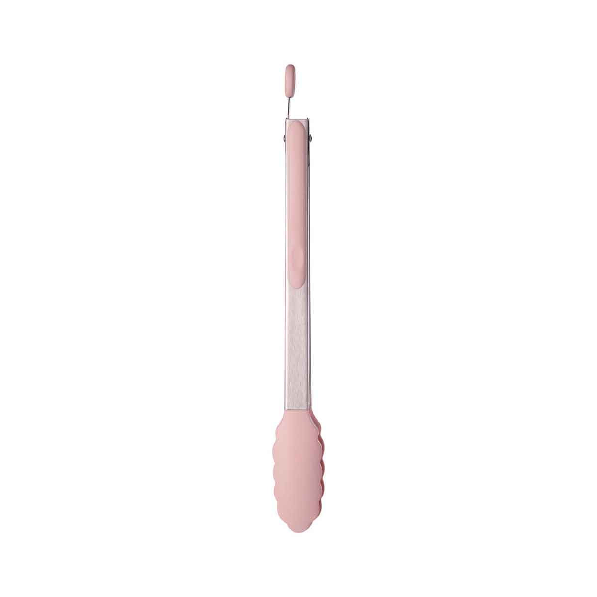 Zing Light Pink Silicone Tongs