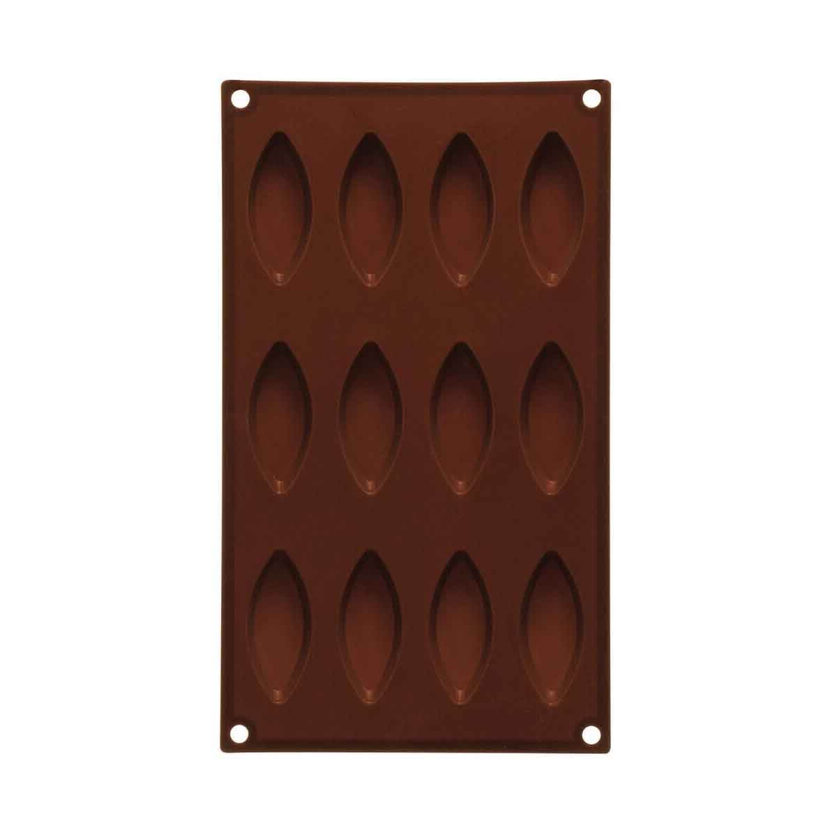 12 Eye Shape Brown Chocolate Mould