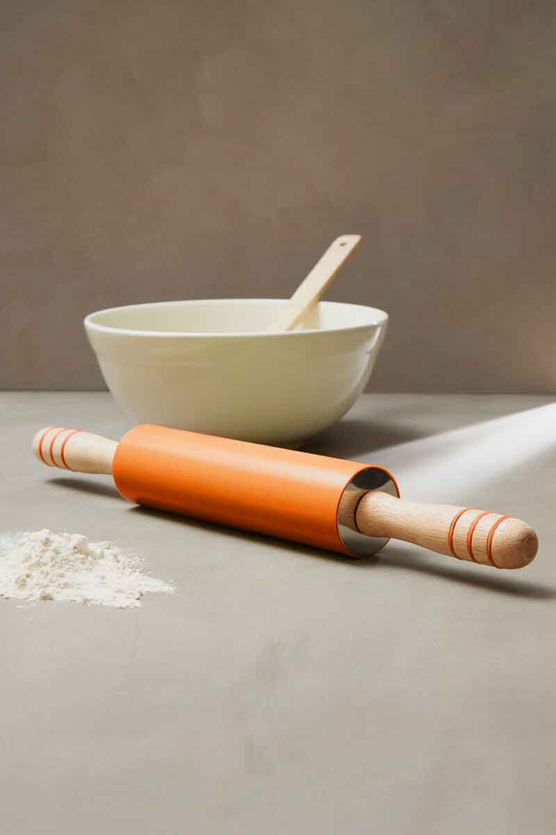 Zing Orange Silicone Rolling Pin