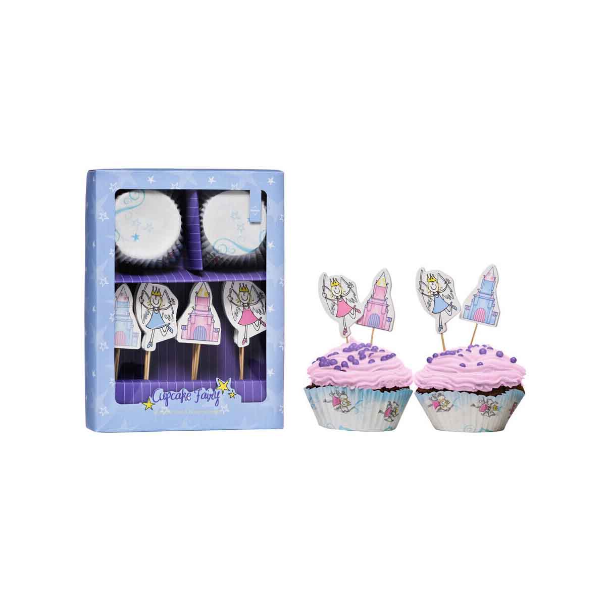 Fairy Cupcake Cases And Toppers Set