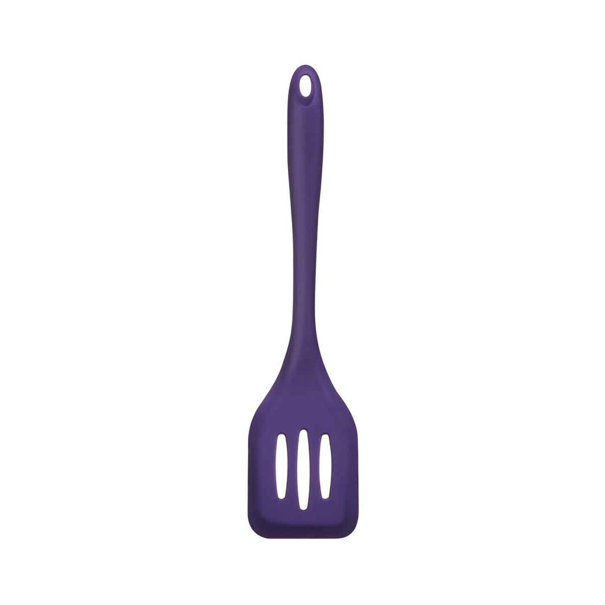 Zing Purple Silicone Slotted Turner