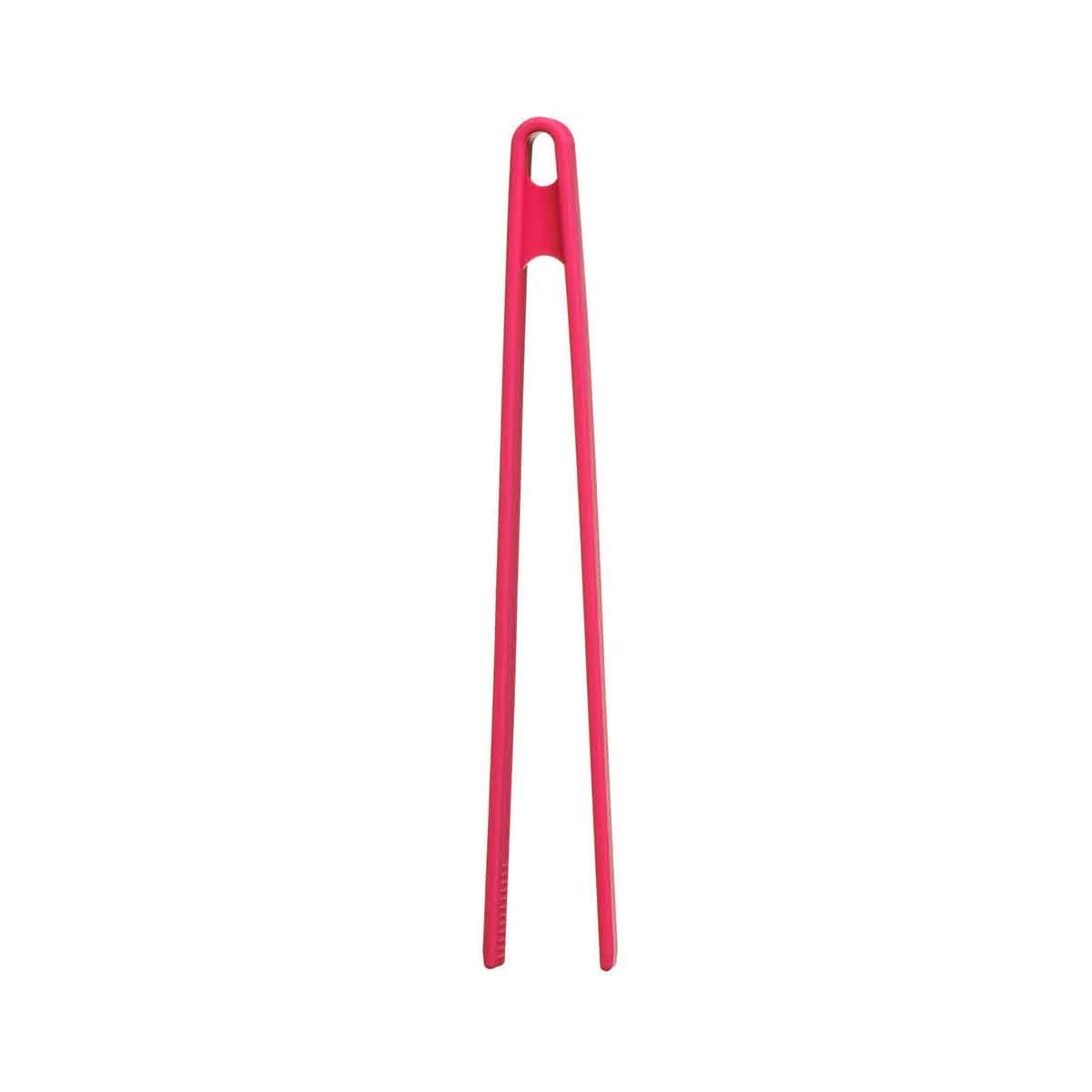 Zing Hot Pink Silicone Tongs