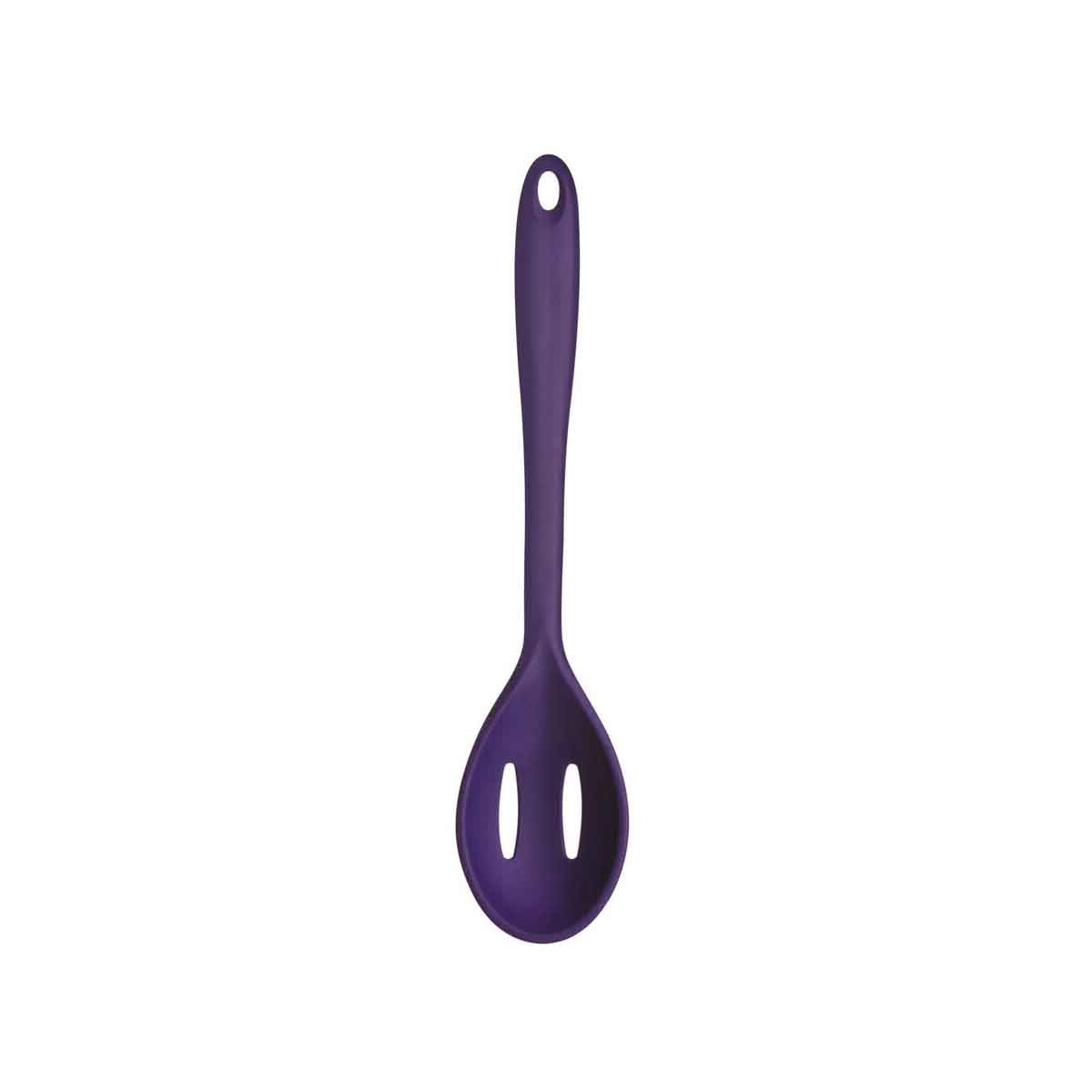 Zing Purple Silicone Slotted Spoon