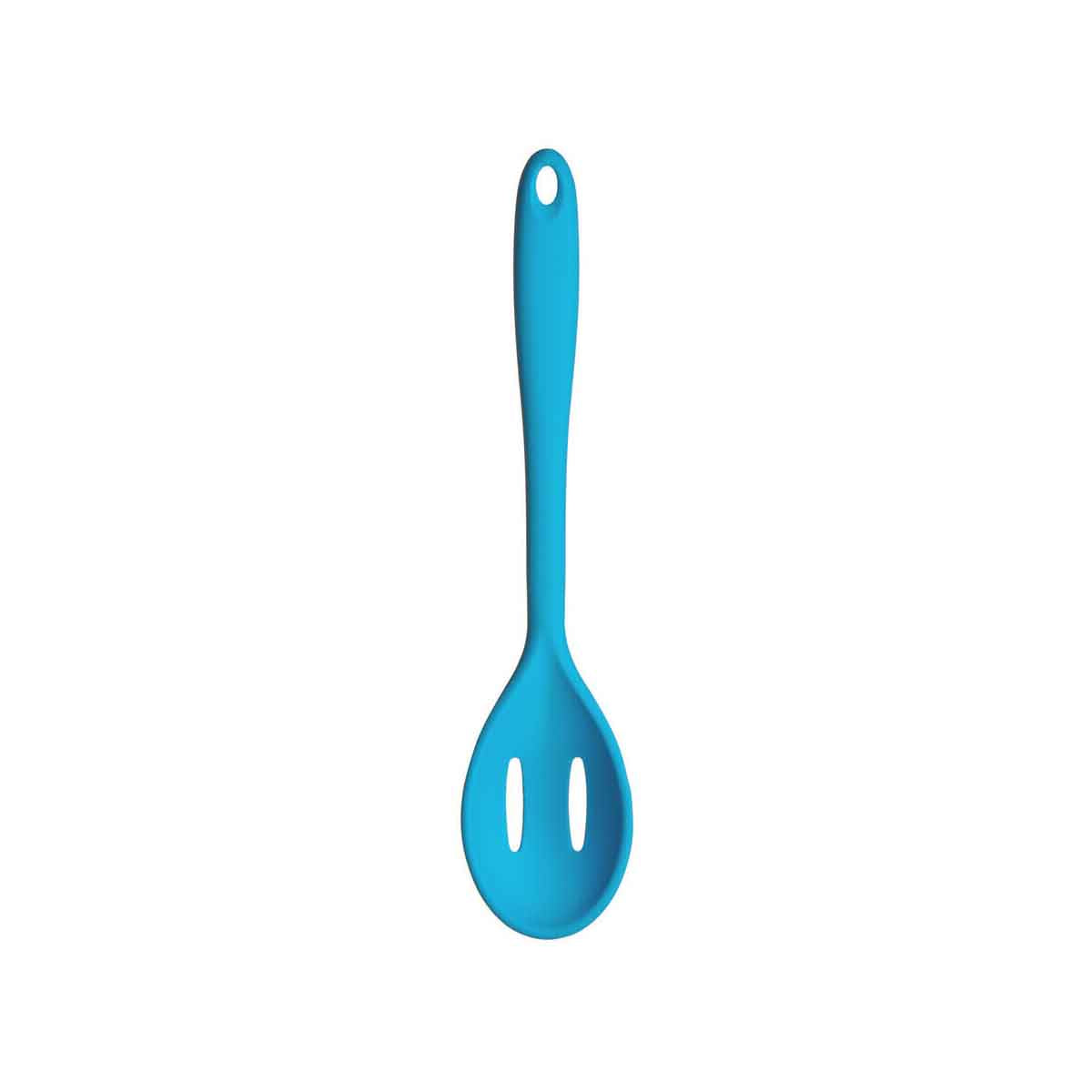 Zing Blue Silicone Slotted Spoon