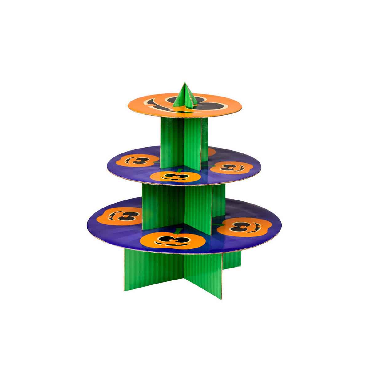 Halloween Pumpkin 3 Tier Cake Stand