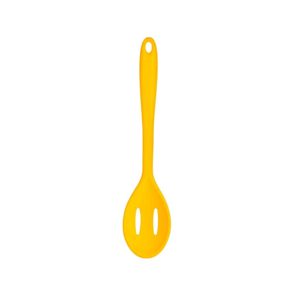 Zing Yellow Silicone Slotted Spoon