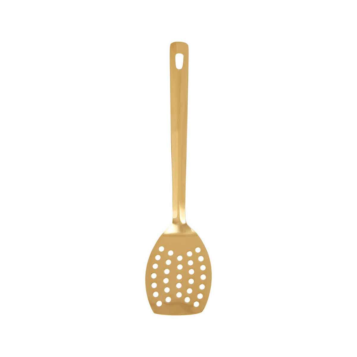 Freya Gold Finish Slotted Turner