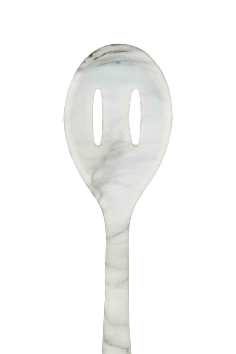 Zing Marble Effect Silicone Slotted Spoon