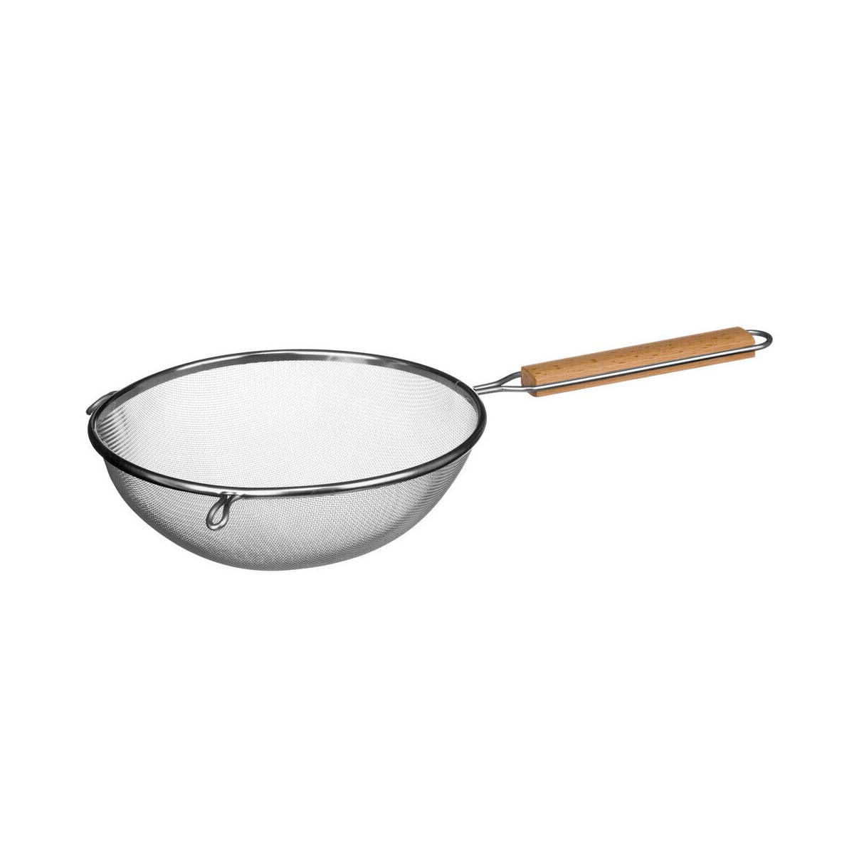 Zenigo Large Sieve with Wooden Handle