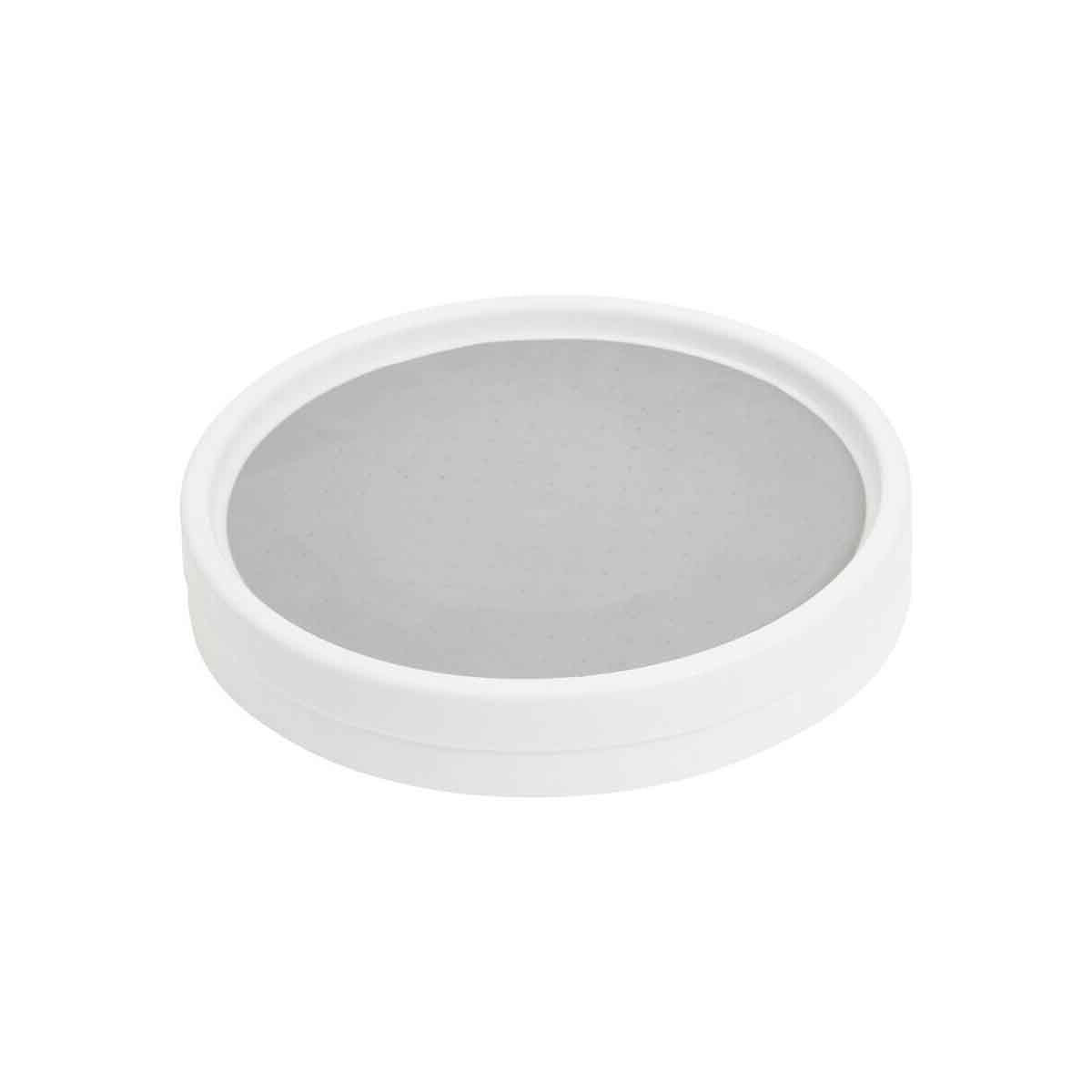 Romm Set Of 2 White and Grey Revolving Racks