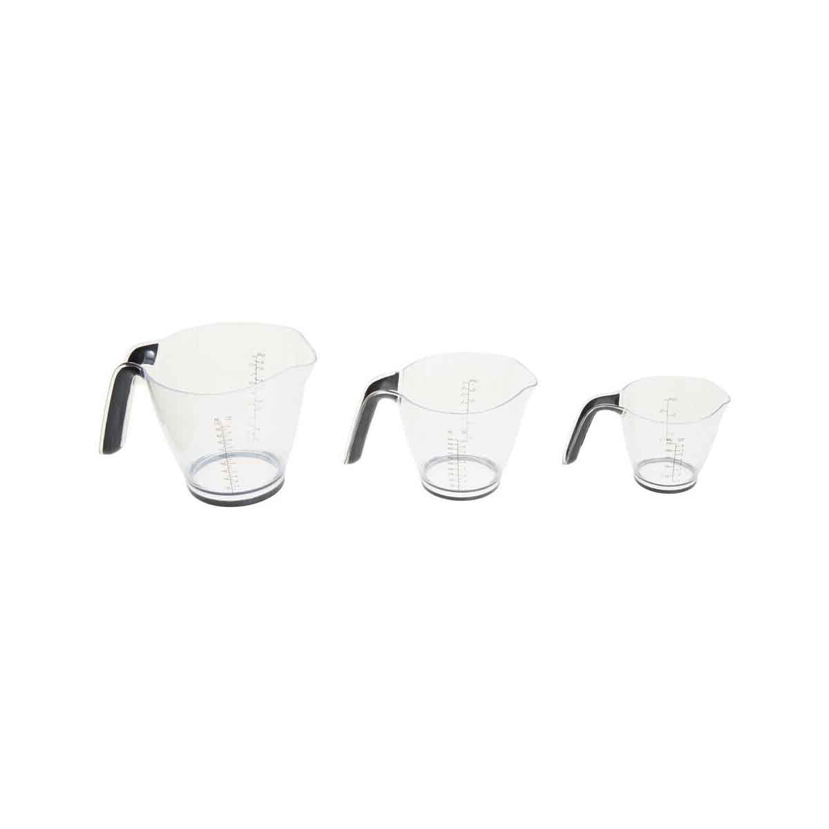 Guluna Set of 3 Clear Measuring Jugs