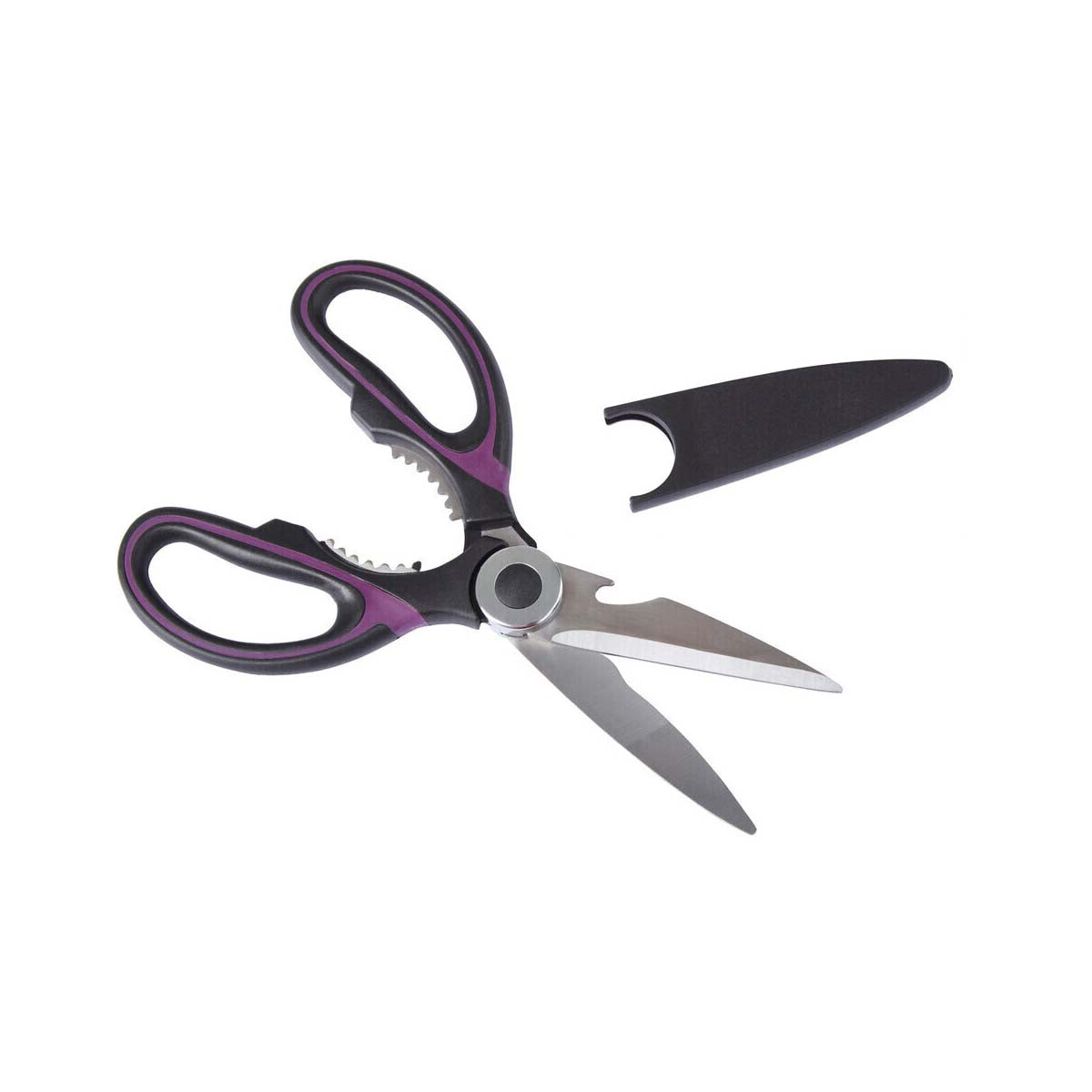 Zing Black And Purple Scissors