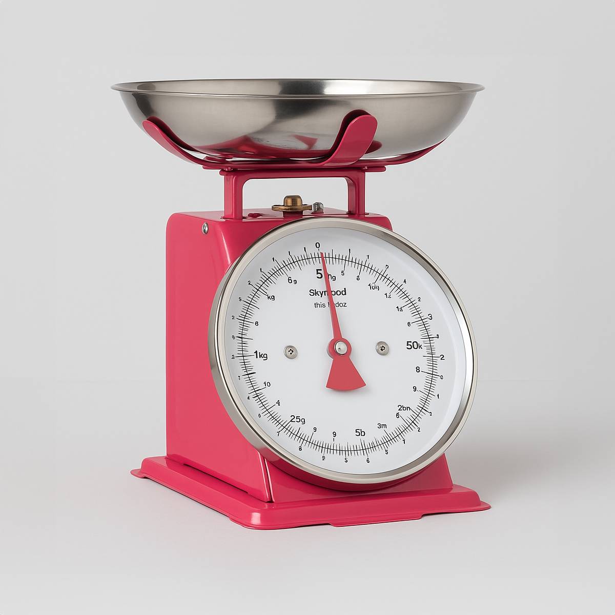 Olivier 5kg Hot Pink Retro Kitchen Scale