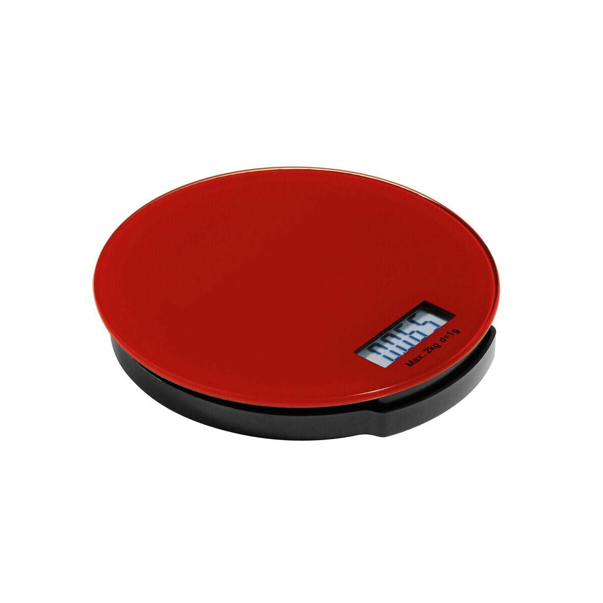Zing Red Glass Kitchen Scale - 2kg