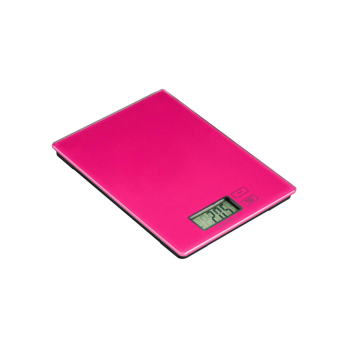 Zing Hot Pink Glass Kitchen Scale