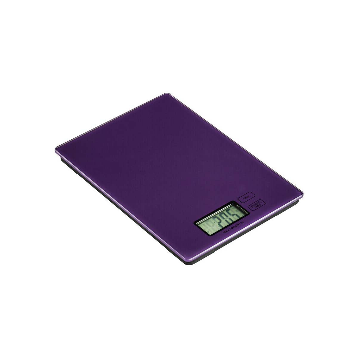 Zing Purple Glass Kitchen Scale