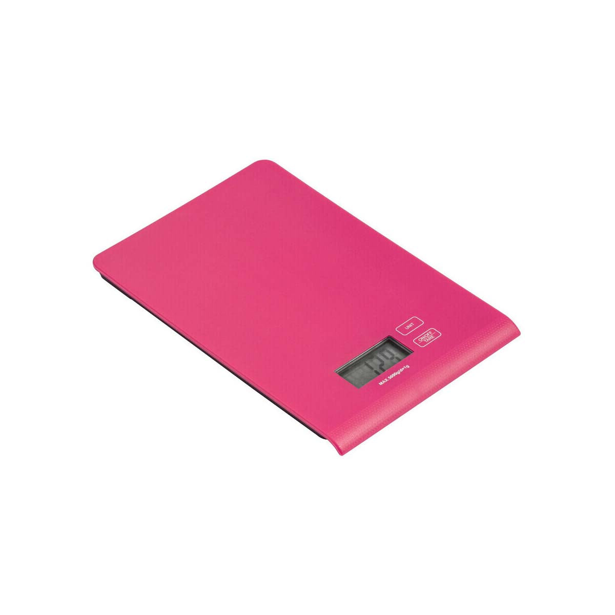 Hot Pink Tempered Glass Kitchen Scale