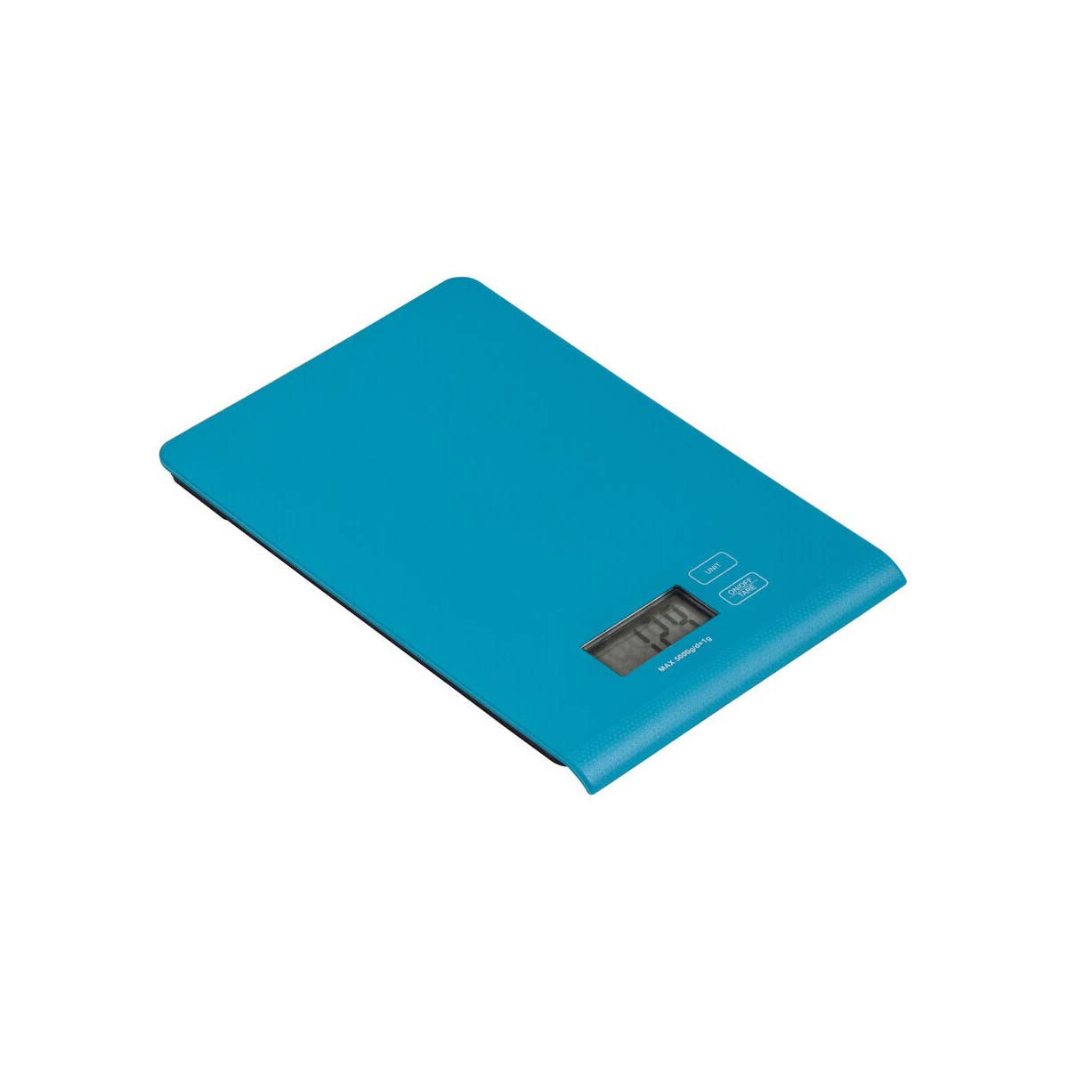 Blue Tempered Glass Kitchen Scale