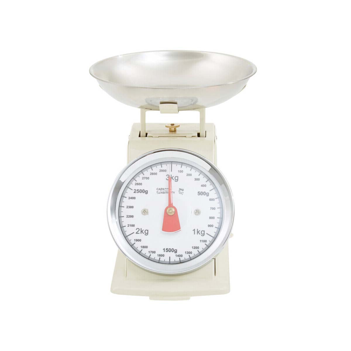 Olivier 3kg Cream Retro Kitchen Scale