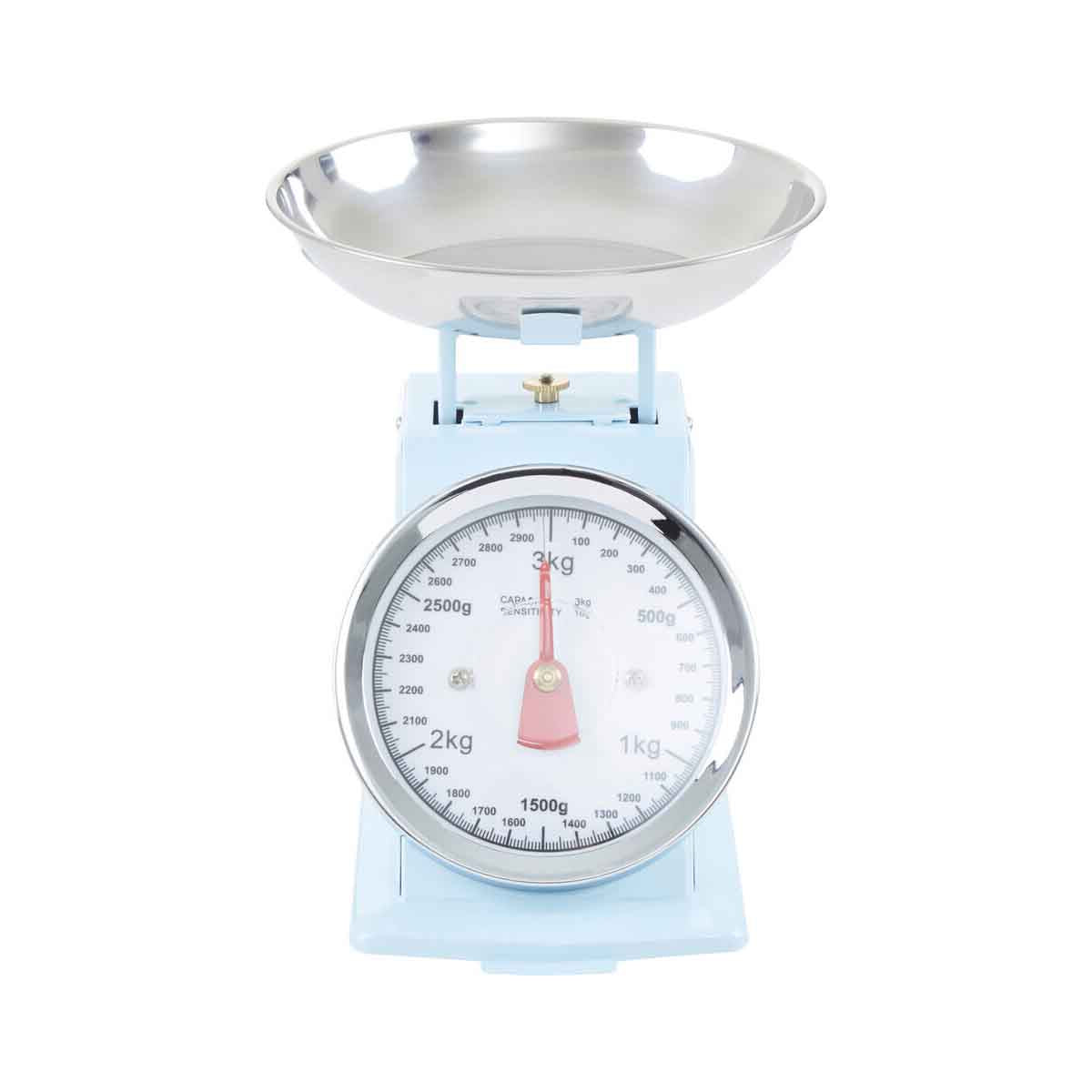 Olivier 3kg Pastel Blue Retro Kitchen Scale