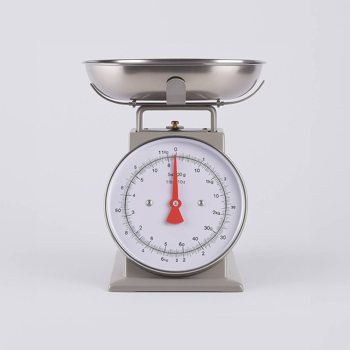 Olivier 5kg Grey Retro Kitchen Scale