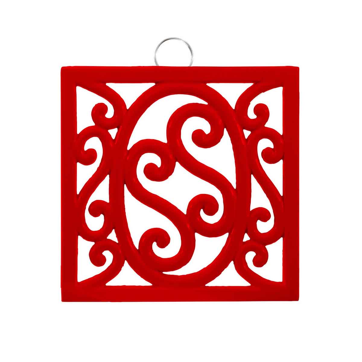 Red Cast Iron Trivet