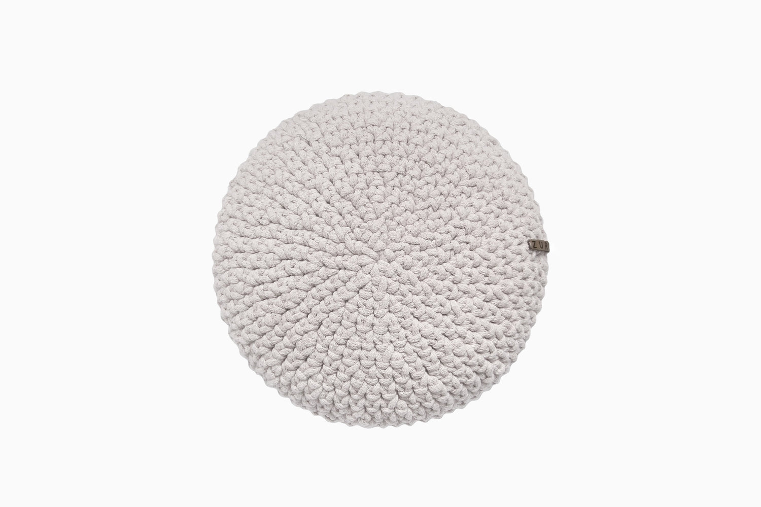 Crochet Round Cushion | OATMEAL