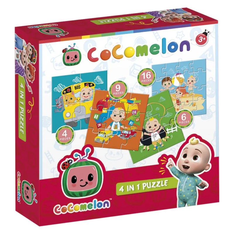Cocomelon 4 in 1 Puzzle