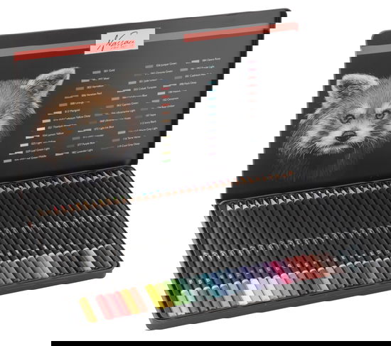 Coloured Pencils, 36 Pcs in Tin Box