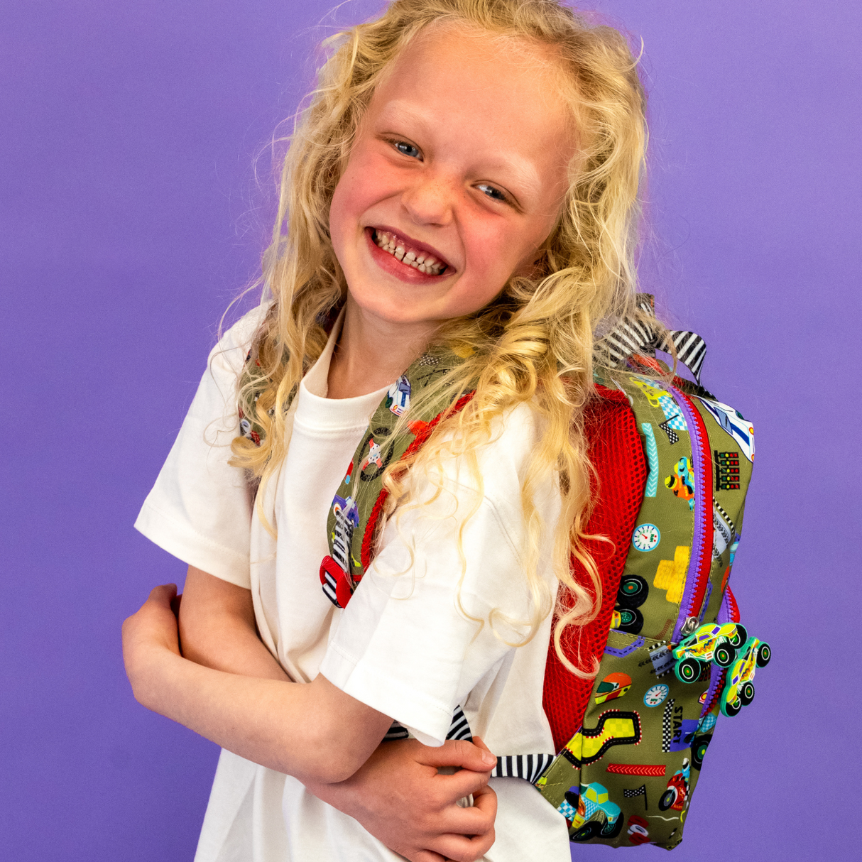 Backpack - Cars (Recycled Materials)