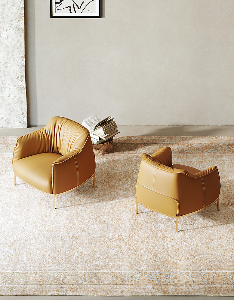Abelard Armchair, Leather