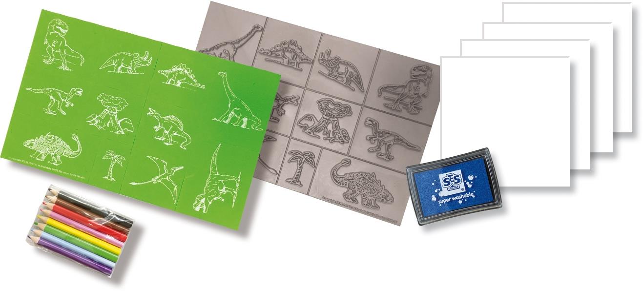 Stamp Set - Dinosaur