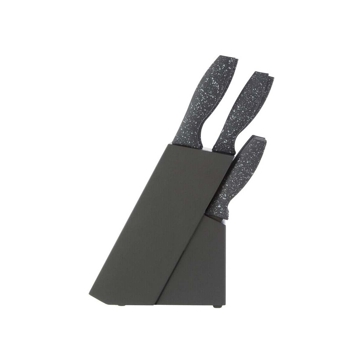 Corsico 9pc Grey Speckled Knife Set
